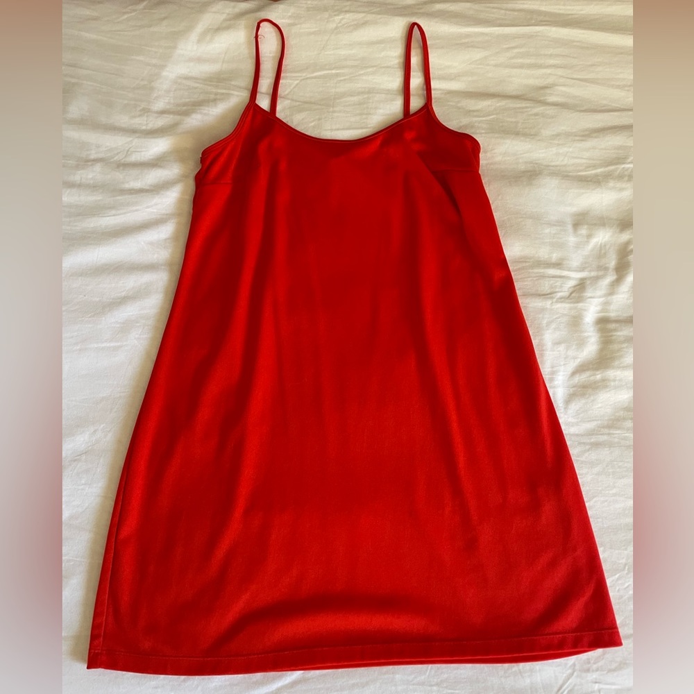 Lauren Conrad Red Mini Slip Dress